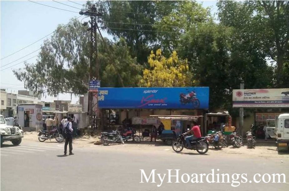 Book Bus Shelter Advertising Online in Sri-Ganganagar, Hoardings Company Sri-Ganganagar, Flex Banner Rajasthan